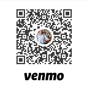 Venmo QR code for Pukas Ministries